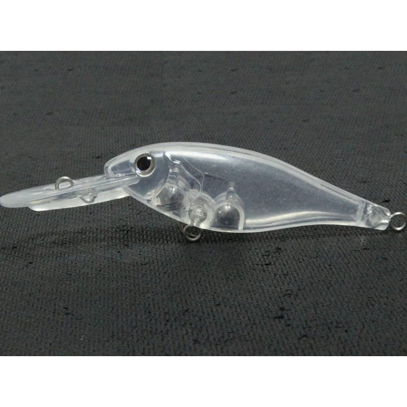 wLure 10 Blank Unpainted Minnow Crankbait Topwater Lipless Jerkbait Fishing Lures (UPC187P10) - Image 1
