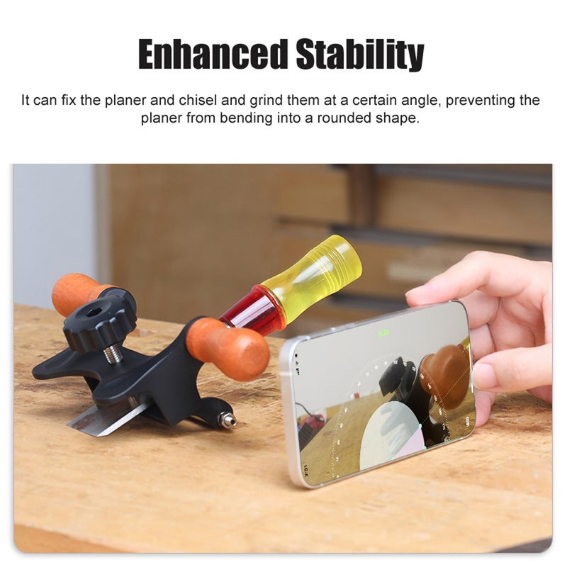 Professional Honing Guide for Wood Chisel Set and Hand Planer Chisel Sharpening Jig Sharpener for Woodworking Tools Fits Chisel and Wood Planer - Image 5
