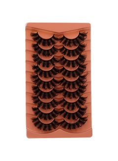 Focipeysa Mink Lashes Fluffy False Eyelashes 20Mm Long Faux Mink Lashes Dramatic Curl Lashes That Look Like Lash Extension 9 Pairs Multipack  - Image 2