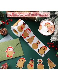 500 Pcs Christmas Kraft Tag Stickers Cute Snowman Designed Stickers With To And From Name Labels For Christmas Gift Wrapping, Self Adhesive Holiday Stickers Label Roll(Cute Style) - pzsku/Z2A06DC9450DE0CDD1B48Z/45/_/1731926418/48f98ed9-38c5-4e9a-89e8-de8d32c48062