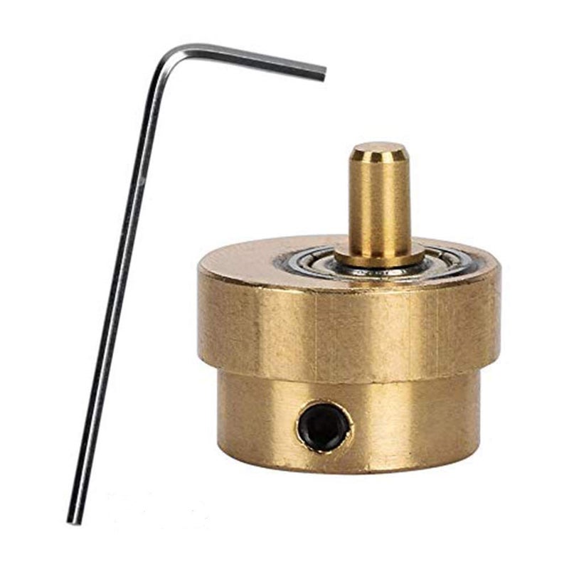 آلة وشم بعجلة غير متوازنة ATOMUS 1 قطعة ذهبية نحاسية آلة وشم دوارة مع كامات محامل قابلة للتعديل مع مفتاح براغي قطع غيار محامل برونزية