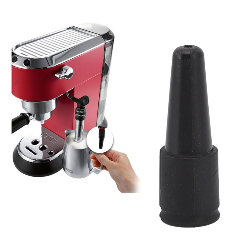 Coffee Machine Steam NozzleHole Silicone Milk Foam Spout Replacement Easy to Install and Washable for Delonghi Coffee Maker