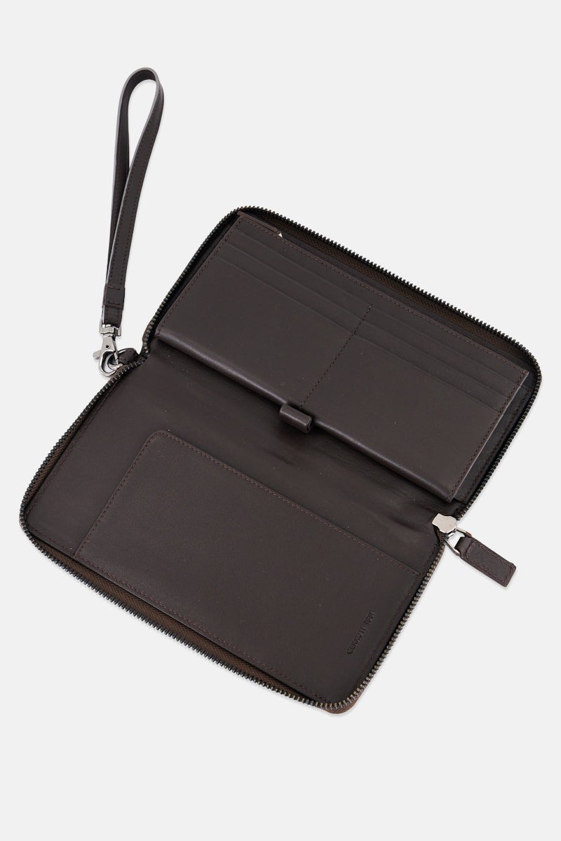 CERRUTI 1881 Men Nino Brand Logo Wallet, Dark Brown  - Image 3