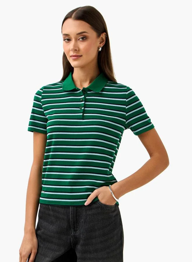 Lee Cooper Lee Cooper Striped Polo Cotton T-shirt