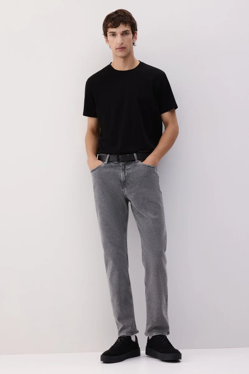 اتش اند ام جينز بخصر عادي