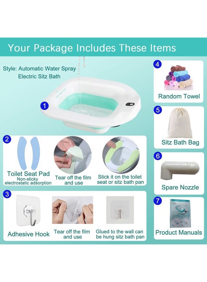 IRWPITW Electric Sitz Bath Basin Kit (Green) - Image 3
