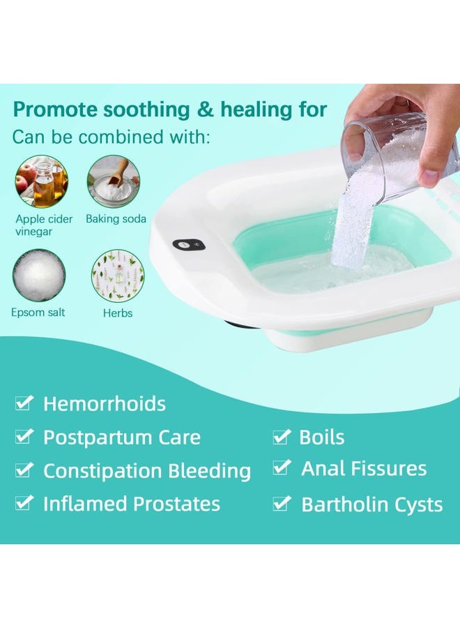 IRWPITW Electric Sitz Bath Basin Kit (Green) - Image 2