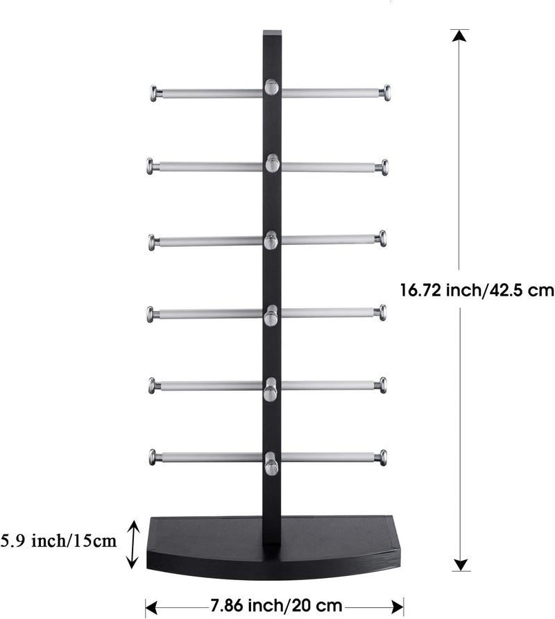 APL Display Polmart Sunglass / Eyewears Display Stand, Black, Single Tower, 6-Pair Capacity - Image 4