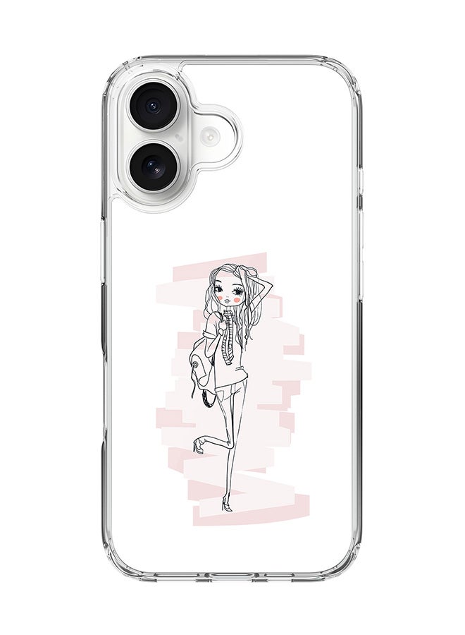 Stylizedd Classic Clear MagSafe Case for iPhone 17 , Hybrid Soft Case Flexible Edges Anti Drop TPU PC Gel Thin Transparent Cover [ Designed for iPhone 17 ] - Teen Star