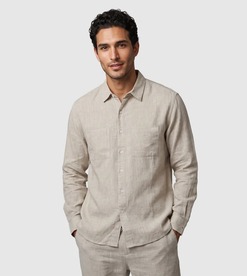 إف5 SHORT SLEEVE SHIRT-IVORY