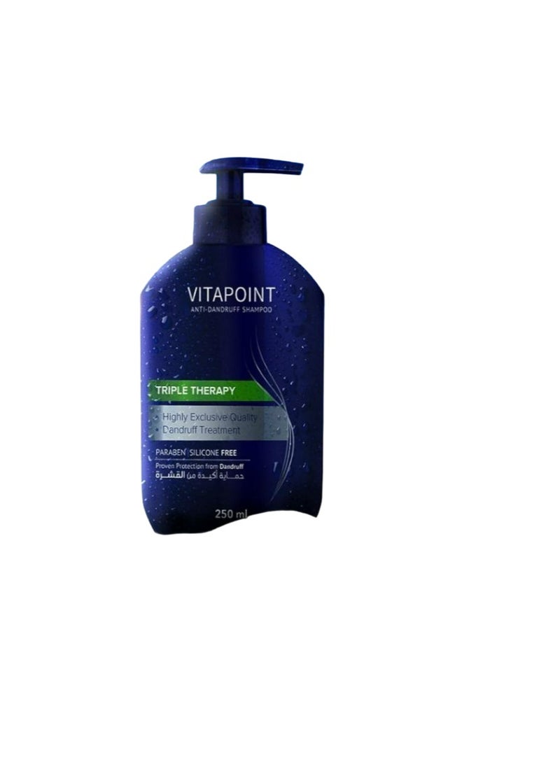 MELANO Vitapoint Anti Dandruff Shampoo 250 ML  - Image 1