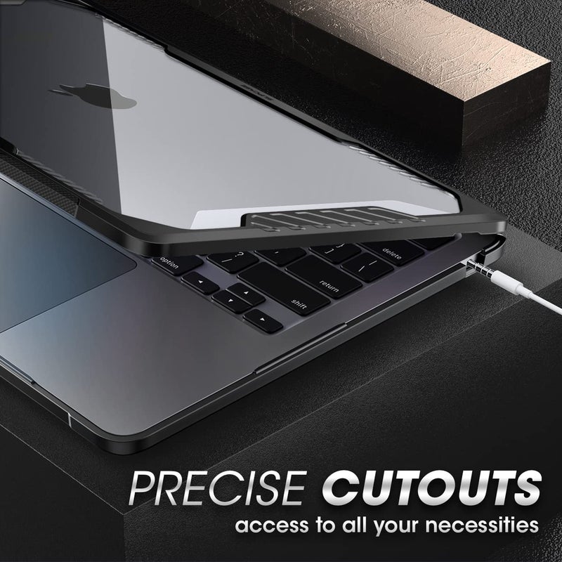 SupCase غطاء SUPCASE لجهاز MacBook Air مقاس 15 بوصة 2026/2025/2024/2023 (خنفساء يونيكورن)، M5/M4/M3/M2 A3241 A3114 A2941 غلاف صلب مقاوم للصدمات للاستخدام الشاق لجهاز MacBook Air مقاس 15" مع Touch ID، أسود - Image 5