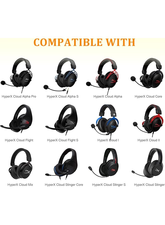 erorex Cloud Alpha Earpads Coolig Gel Cloud 2 Ear Cushions Pads Ugrade Earcups Accessories Replacement For Cloud Stinger Cloud Flight Cloud Ii Cloud Alpha Wireless Cloud Core Mix Headsets - Image 2