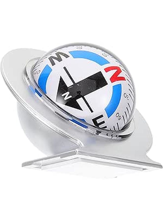 Black Dashboard Compass for Car Truck RV Marine Navigation Camping Use - Image 1