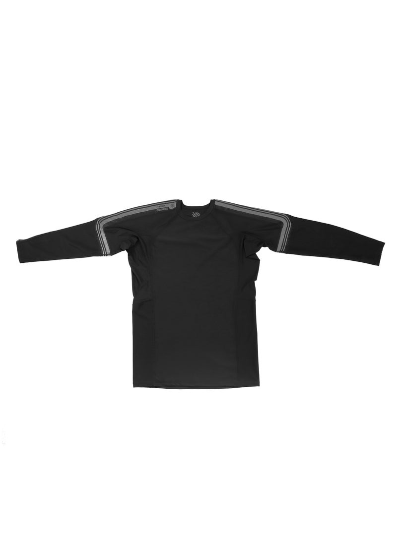 Sanabul Core Long Sleeve Jiu Jitsu Rash Guard MMA BJJ Wrestling Shirt Grappling GUN METAL XLARGE - Image 1