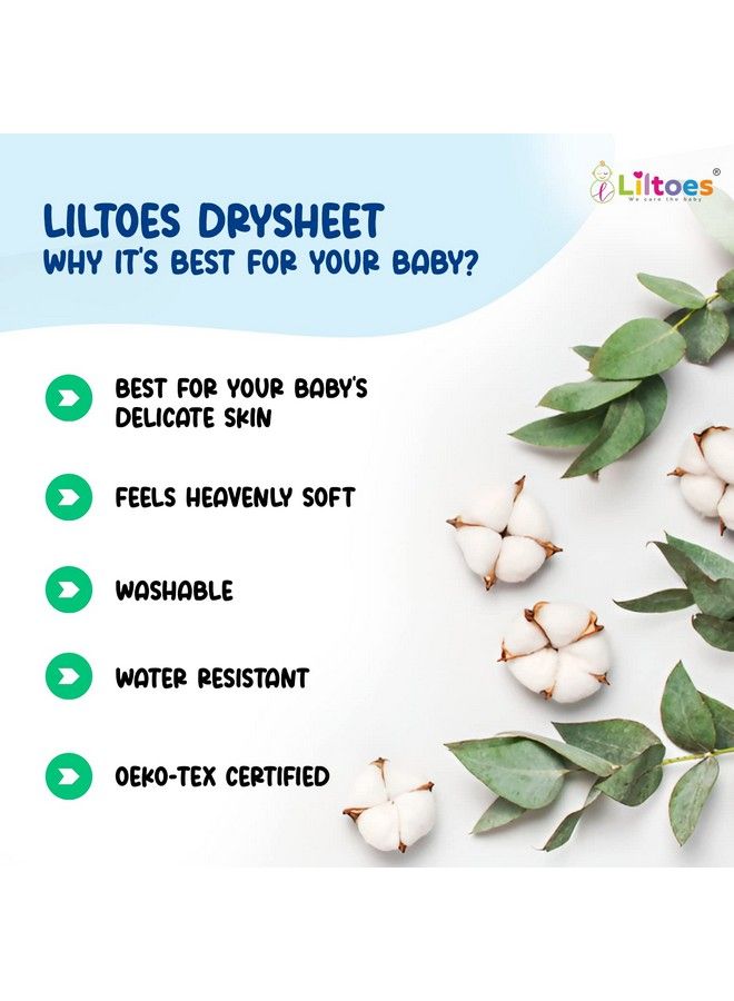 Liltoes حفاضة قماش قابلة للغسل وإعادة الاستخدام مع إدخال وورقة جافة (مجموعة) - Image 4