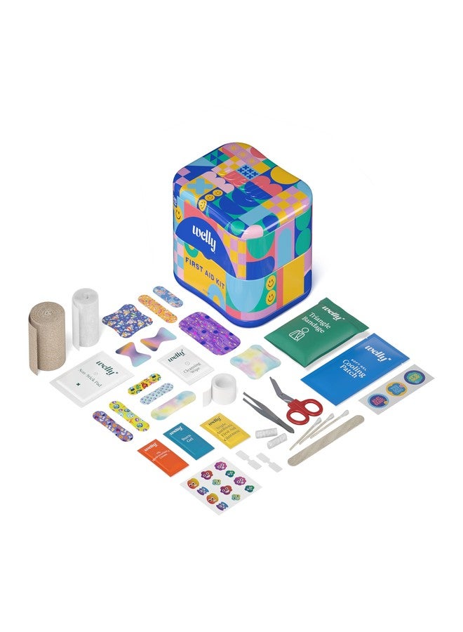 Welly Comprehensive First Aid Kit - FSA Eligible - Adhesive Bandages, Tape and Non-Stick Pads, Butterfly Strips, Cleansing Wipes, Ointments, Gauze, and More - 240 Pieces - Image 3