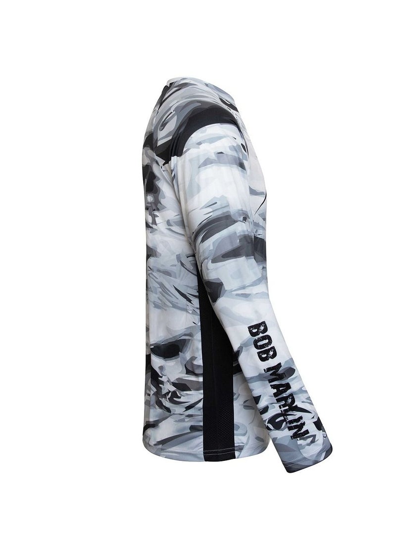 Bob Marlin Performance Shirt Grey Storm-Large - Image 3