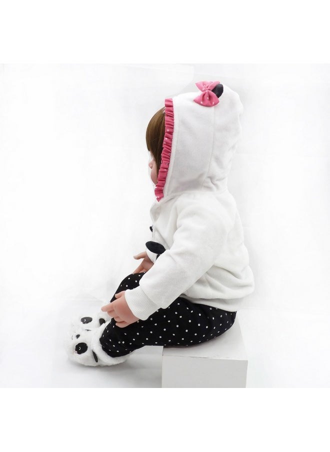 OCSDOLL - Reborn Baby Dolls Handmade Soft Silicone Babies Realistic Toddler Dolls Girl Gift (19Inch Dolls) - Image 1