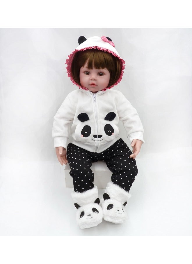 OCSDOLL - Reborn Baby Dolls Handmade Soft Silicone Babies Realistic Toddler Dolls Girl Gift (19Inch Dolls) - Image 1
