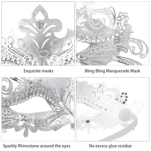 Coddsmz Masquerade Mask Venetian Masks Mardi Gras Mask Prom Ball Costume Mask Wedding Halloween Christmas Party Mask - Image 4