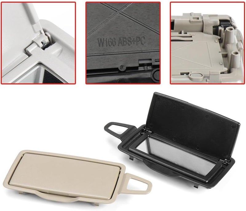Wivplex Car Sun Visor Vanity Mirror Cover for Mercedes-Benz E-Class - Image 5