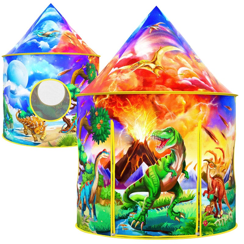 Wilwolfer Dinosaur Tent for Kids Dinosaur Toys for Kids  Indoor Play Tent for Toddlers and Baby  Great Gift for Boys and Girls - Image 3