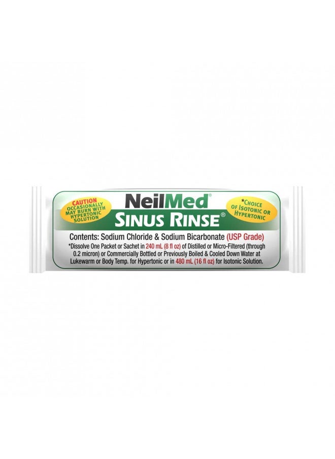 NeilMed - NeilMed's Sinus Rinse Extra Strength Pre-Mixed Hypertonic Packets-for Sinus Relief, 70 Count Box (Pack of 2) - Image 1