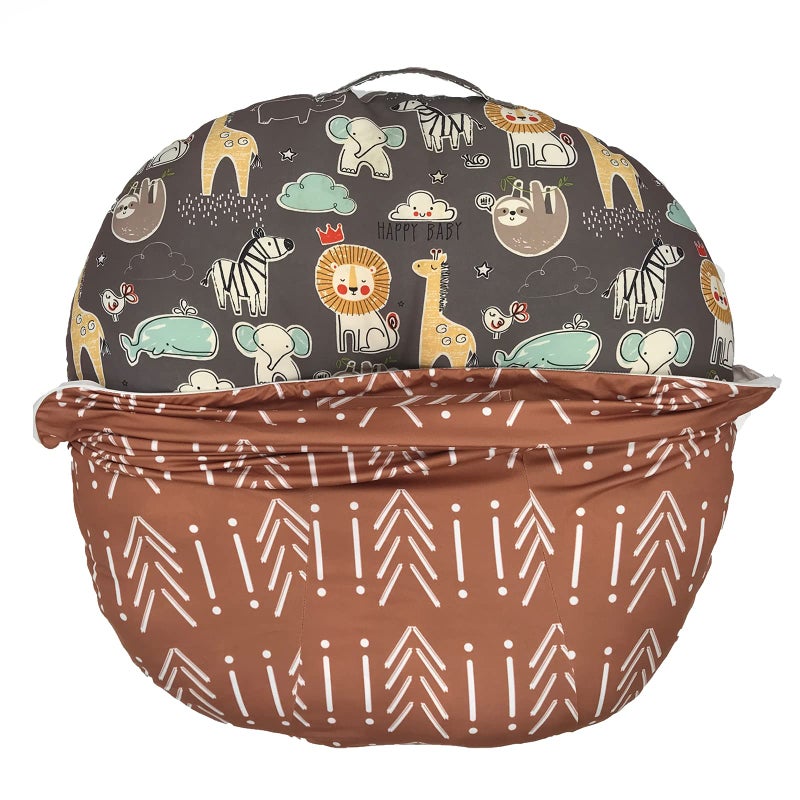 Culclendy Newborn Lounger Cover for Original Baby Pillow (Rust) - Image 3