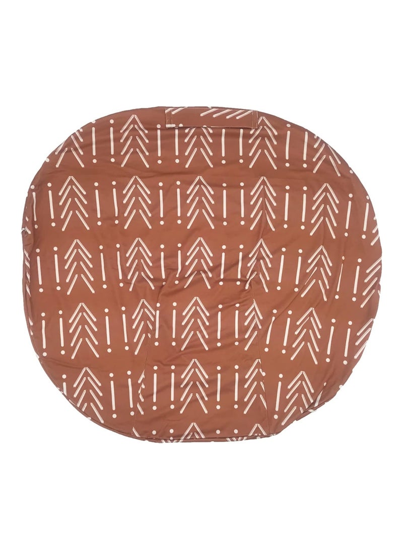 Culclendy Newborn Lounger Cover for Original Baby Pillow (Rust) - Image 5
