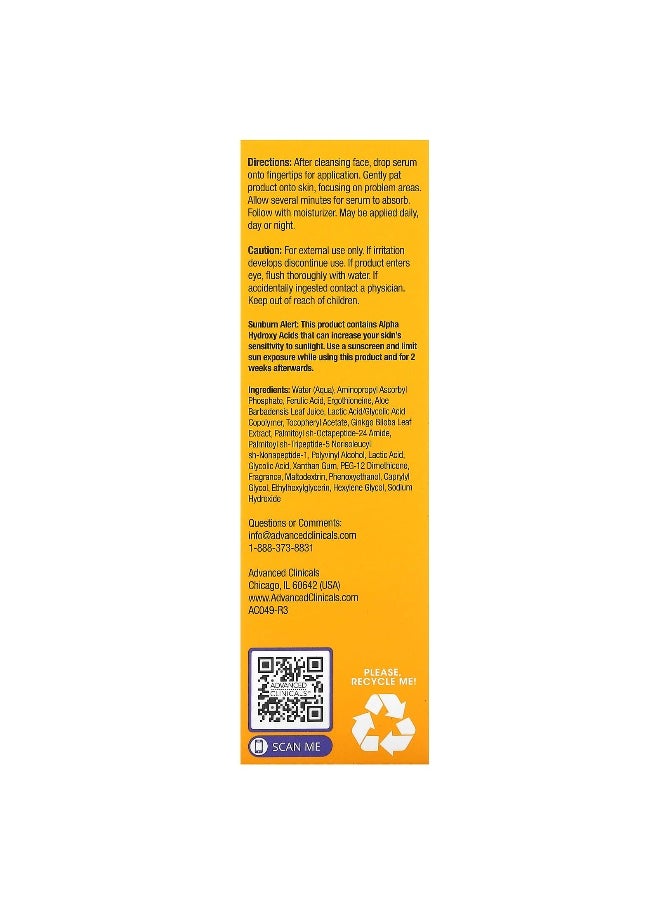 Advanced Clinicals Advanced Clinicals, Vitamin C Serum, Anti-Aging, 1.75 fl oz (52 ml)  - Image 3