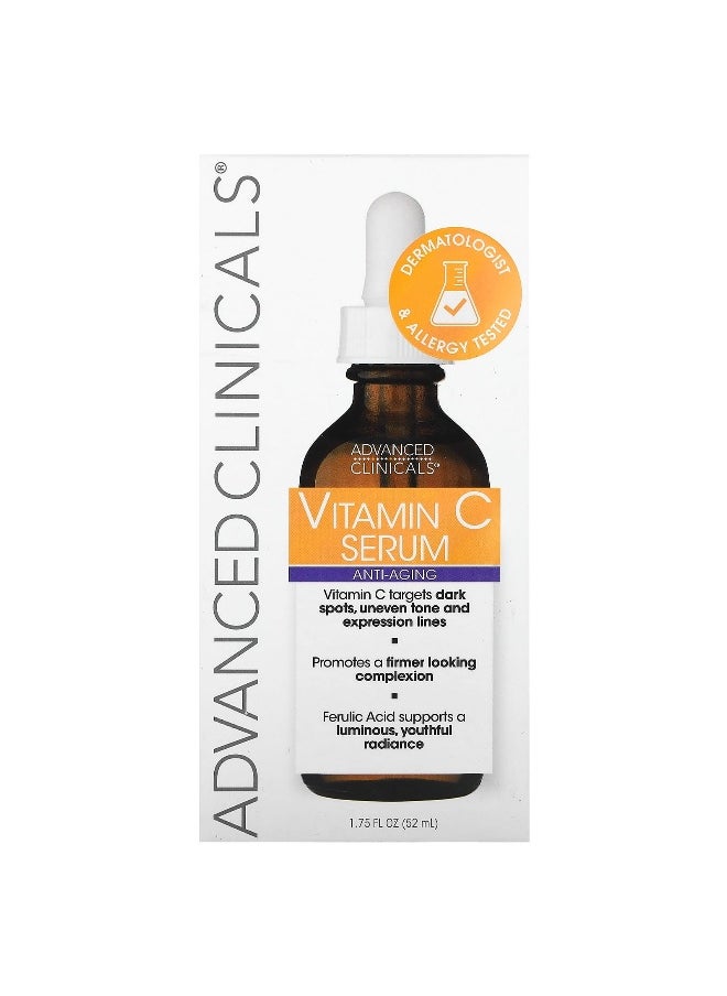 Advanced Clinicals Advanced Clinicals, Vitamin C Serum, Anti-Aging, 1.75 fl oz (52 ml)  - Image 2