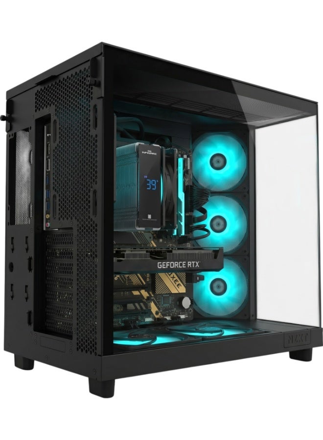 INFINIARC Flow 5050 AMD Gaming PC – Ryzen 5 7600, RTX 5050 8GB GPU, 16GB DDR5 RAM, 1TB SSD, B650 Motherboard, NZXT H6 Flow Case, Digital Cooler, 650W PSU, Black black - Image 2