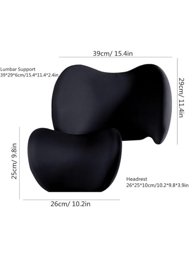 Car Neck and Back Support Set - Comfortable support to reduce neck and back pain - Ideal for travel and long drives - Image 3