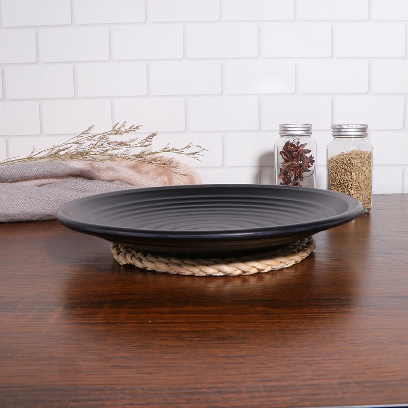 2pcs Dinnerware Imitation Porcelain Dinner Plate Restaurant Dishes Cutlery Noodles Round Plates (LJP0115) - Image 4