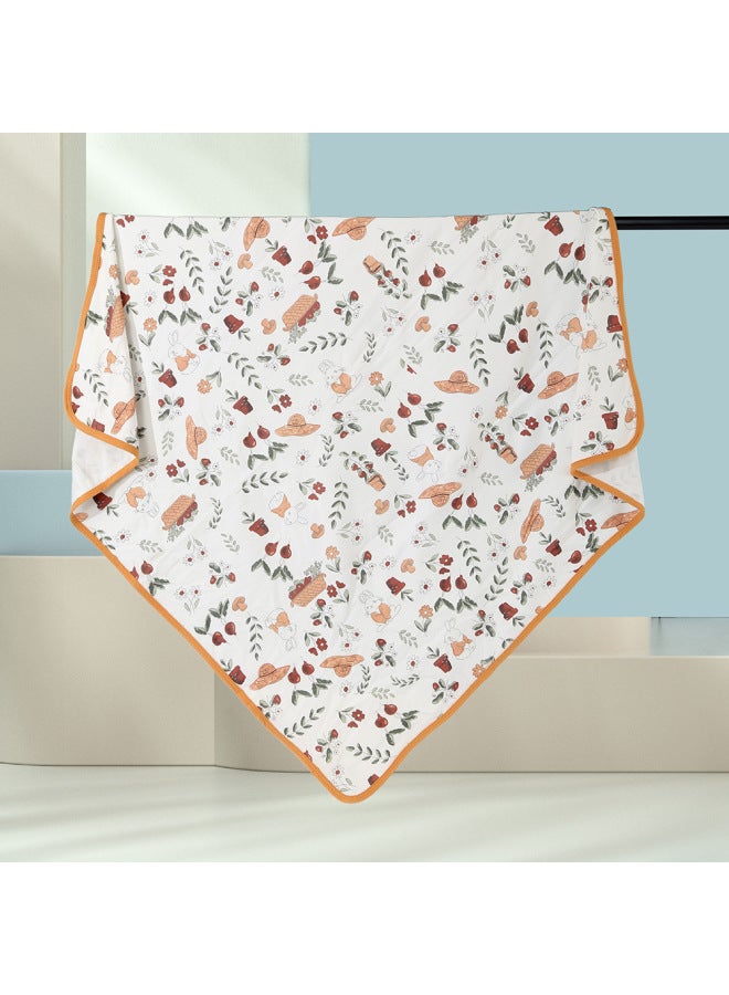 Newborn Baby 90*90 Large Package Single Four Seasons Newborn Baby Cotton Swaddling Quilt Towel Dery Ro Supplies