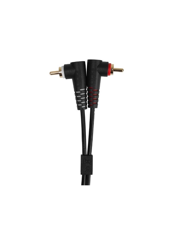 UDG Ultimate Audio Cable Set RCA Straight - RCA Angled, Black, 3 m - Image 3