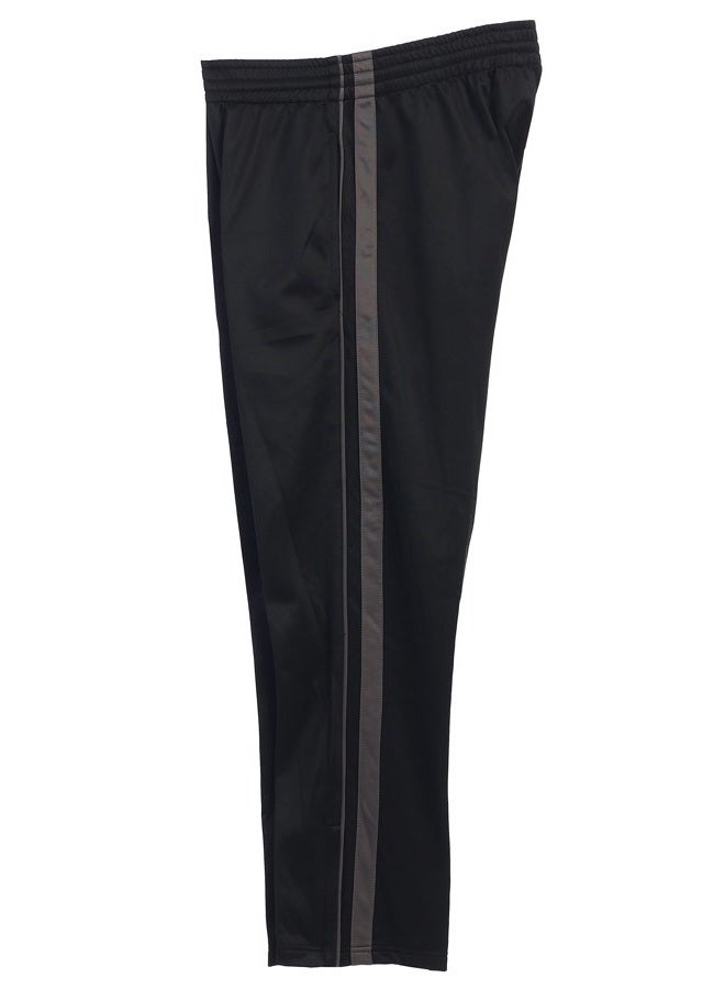 Gioberti Men's Athletic Track Pants, Black Charcoal, 2X Large - Image 4