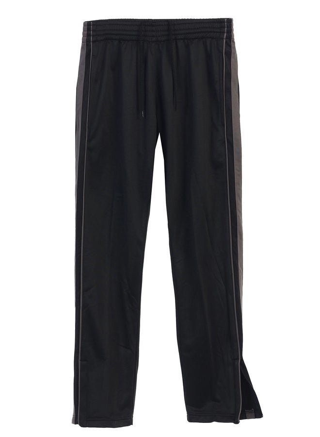 Gioberti Men's Athletic Track Pants, Black Charcoal, 2X Large - Image 3