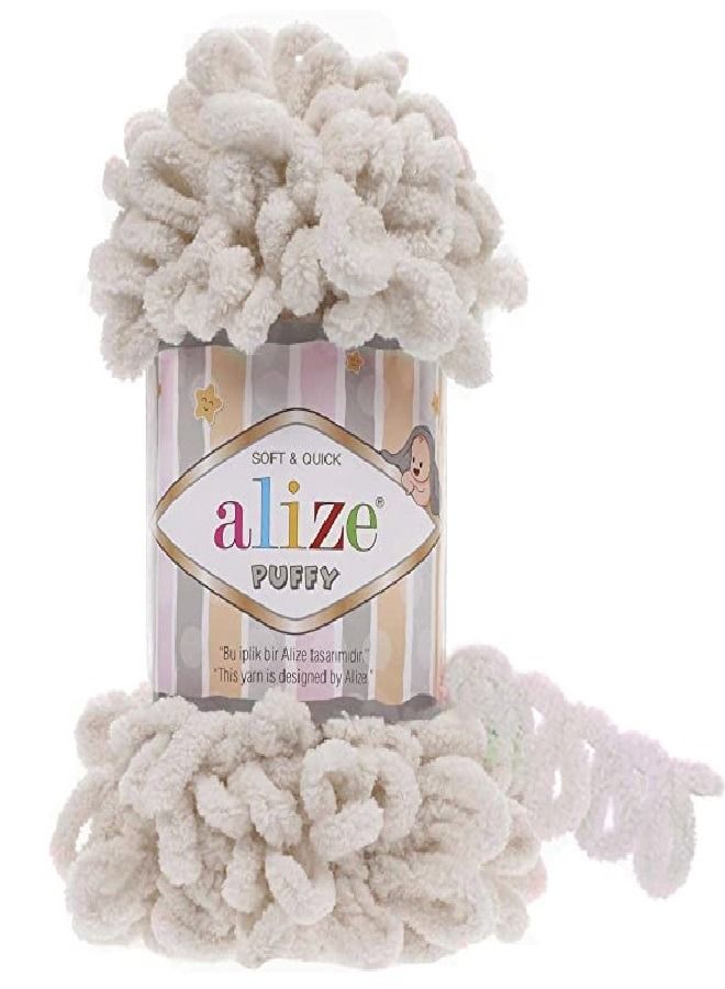 ALIZE PUFFY HAND KNITTING YARN COLOR NO.599 (PACK OF 3PCS)