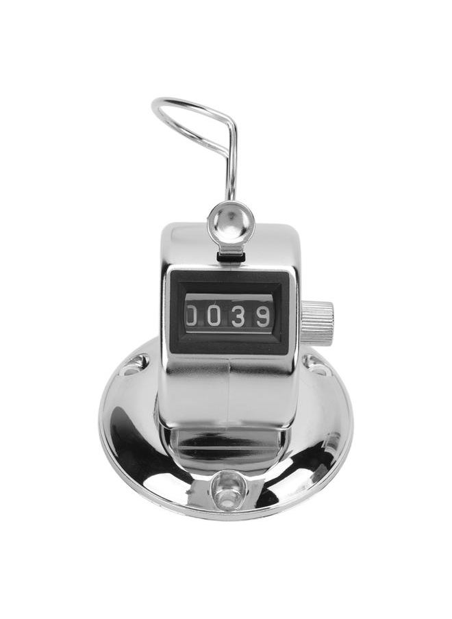Thoraya - Clicker Counter 4 Digit Clear Lettering Accurate Hand Counters Clickers with Metal Shell for Row People Goods Inventory - Image 1