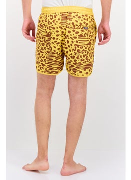 Wrangler Men All Over Swimwear Board Short, Yellow Combo  - Image 3