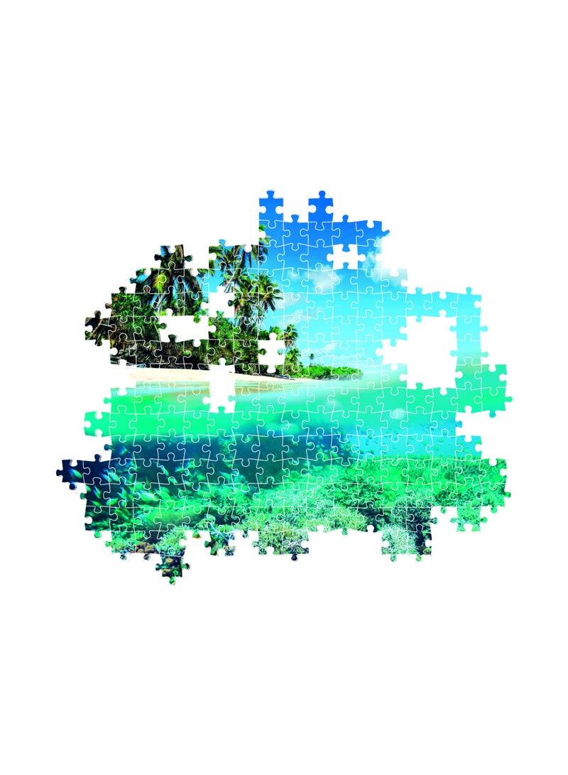 Clementoni Puzzle HQC Summer Paradise + Poster 1000-Pieces | Jigsaw Puzzle | Puzzle for Adults | Challenging Puzzle | Perfect for Stress Reliever and Puzzle Lovers | Made in Italy - Image 2