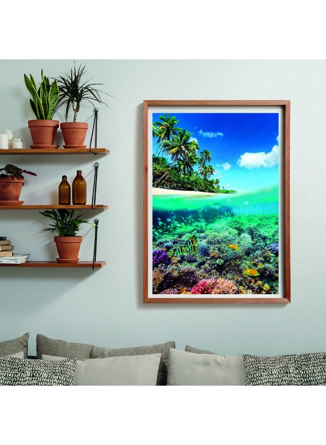 Clementoni Puzzle HQC Summer Paradise + Poster 1000-Pieces | Jigsaw Puzzle | Puzzle for Adults | Challenging Puzzle | Perfect for Stress Reliever and Puzzle Lovers | Made in Italy - Image 4