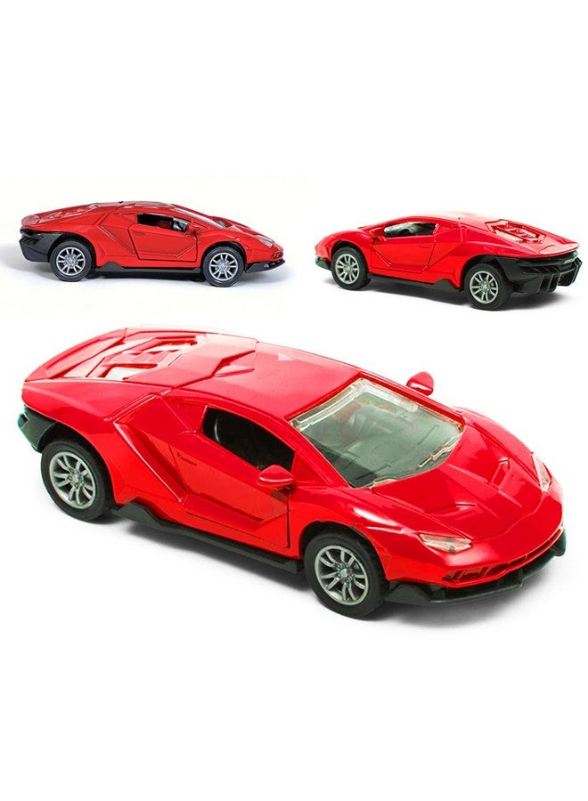 Wembley Lamborghini Car Toy Die-cast Model Car 1:32 Scale Metal Car Pull Back Super High Speed Car with Openable Doors Miniature Realistic Car for Kids Boys Girls - Image 1