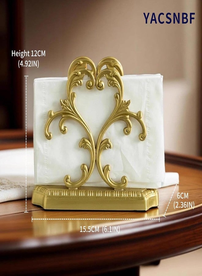 YACSNBF 1 Set, Brass Paper Towel Dispenser, Business Card Holder, Napkin Holder, Kitchen Countertop Napkin Holder, Dining Table, Centerpiece, Home Decor - Image 3