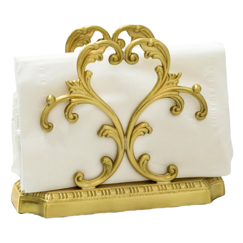 YACSNBF 1 Set, Brass Paper Towel Dispenser, Business Card Holder, Napkin Holder, Kitchen Countertop Napkin Holder, Dining Table, Centerpiece, Home Decor - Image 1