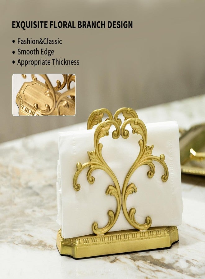 YACSNBF 1 Set, Brass Paper Towel Dispenser, Business Card Holder, Napkin Holder, Kitchen Countertop Napkin Holder, Dining Table, Centerpiece, Home Decor - Image 5