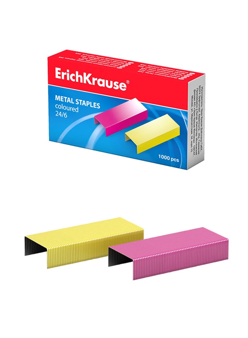 ErichKrause دبابيس ملونة بحجم 1000 قطعة #24/6 - Image 1