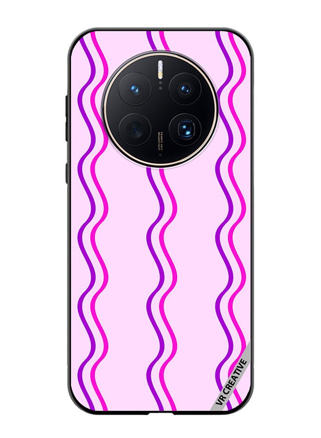 VR CREATIVE Protective Case Cover For Huawei Mate 50 Pro Strips Design Multicolour - Image 1
